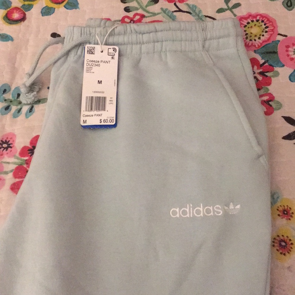 Mint Green Adidas Sweatpants